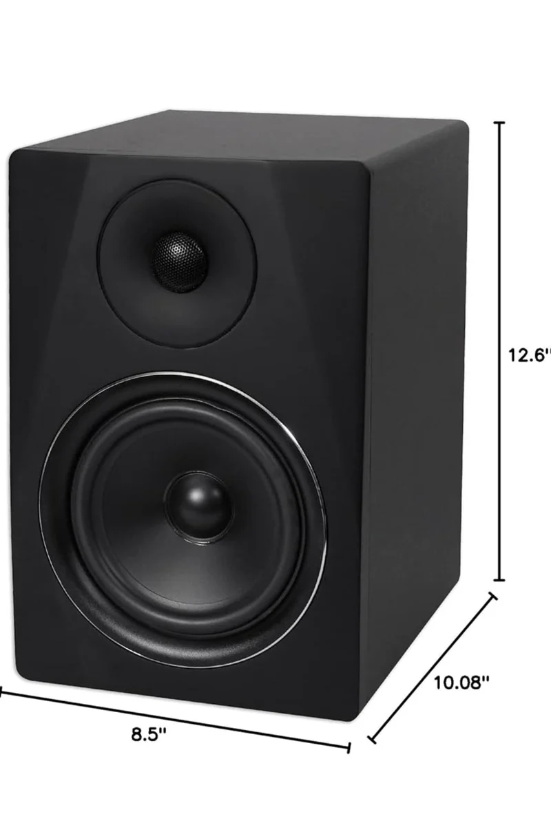 Rockville DPM6B 6.5" 2-Way 210W Black Active/Powered Studio Monitor Speaker