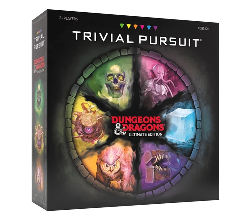 Trivial Pursuit: Dungeons & Dragons Ultimate Edition | Collectible Trivia Board Game Featuring 6 Monster Movers and 1800 Questions Across 6 Categories