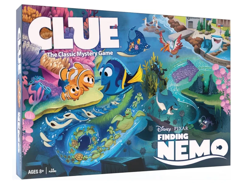 CLUE: Finding Nemo | Collectible Clue Game Based on Disney and Pixar’s Animated Films | Great for Family Game Night