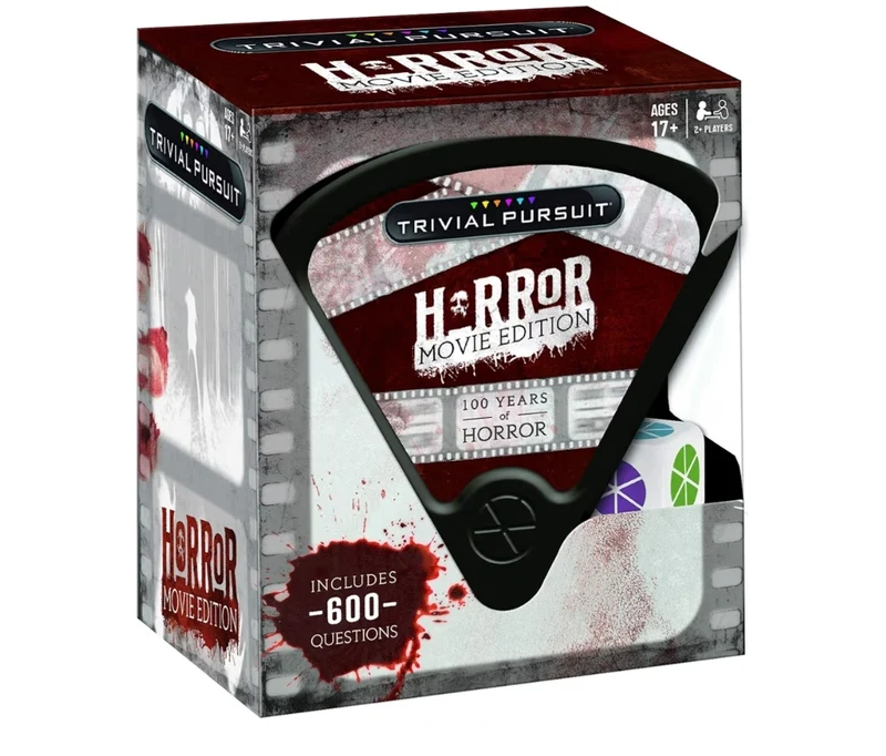 Trivial Pursuit: Horror Movie Edition Questions from Classic Horror Films - Board Game for Fans of Horror Movies