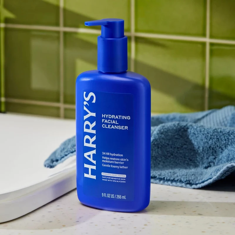 Hydrating Facial Cleanser for Men's 24HR Hydration - Sensitive Skin (Pack of 2)