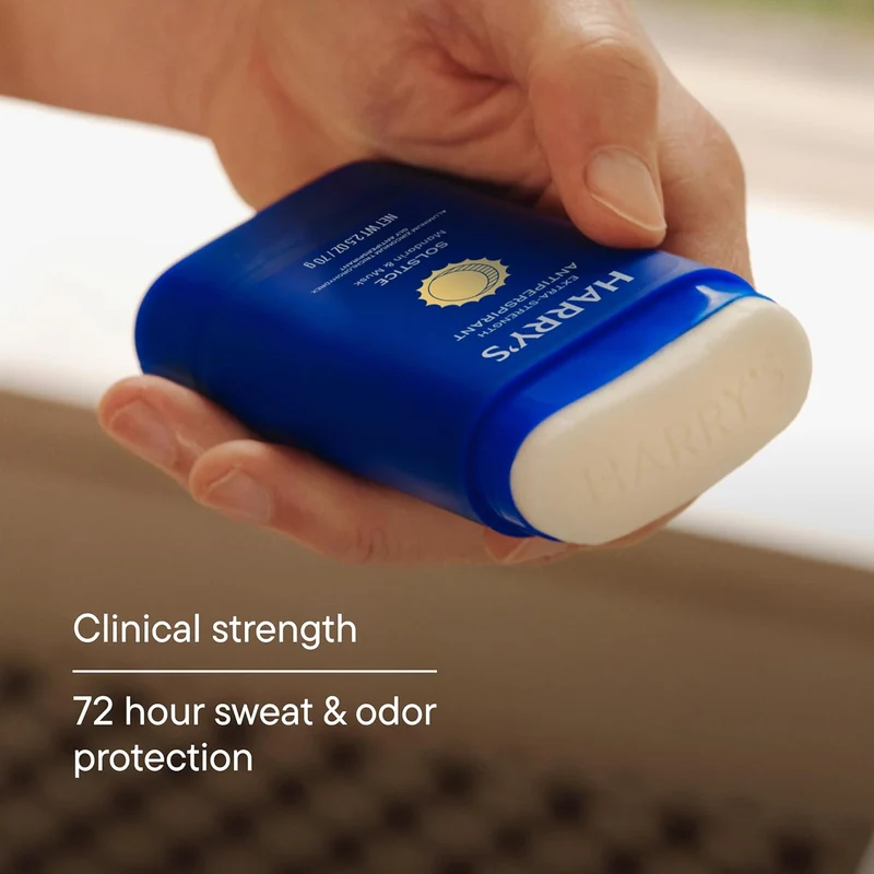Extra-Strength Antiperspirant Deodorant for Men 72HR Sweat and Odor Protection - Solstice - (3 Pack)