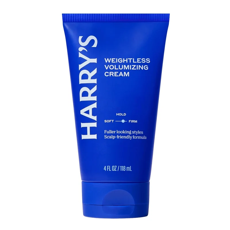 Weightless Volumizing 4 fl oz Lightweight Men's Hair Cream for Thin or Fine Hair (Pack of 2)