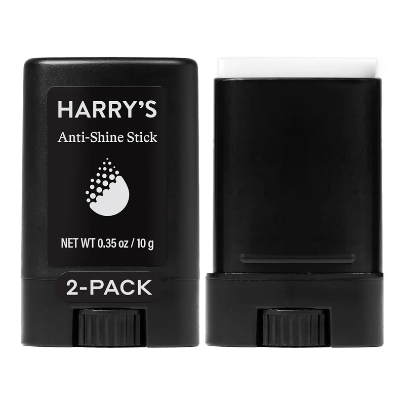 Anti-Shine Stick Facial Skin Care for Men for Oily Skin Controls and Absorbs Oil for Matte Finish - (2 Pack)