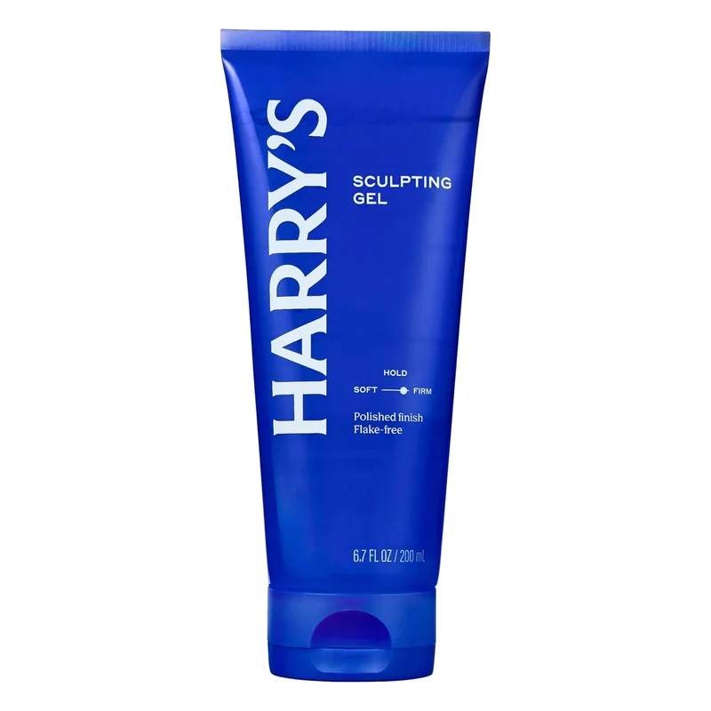 Sculpting Hair Gel for Men with Firm Hold and Polished Finish - 6.7 fl oz - Alcohol-Free Formula - (Pack of 2)