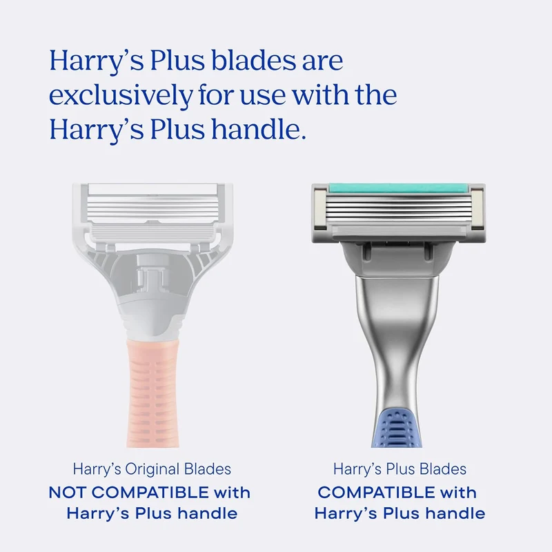 Razor Shaving Kit for Men - Premium Handle and 3 Razor Blade Cartridges - Advanced Pivoting System - Tide