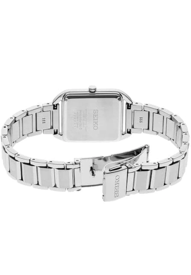SEIKO Essentials SS Quartz Mauve Pink Dial womens watches