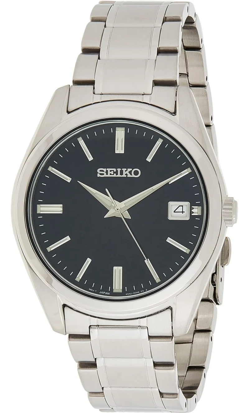 Seiko Men's Essentials Japanese Quartz With Stainless Steel Strap
