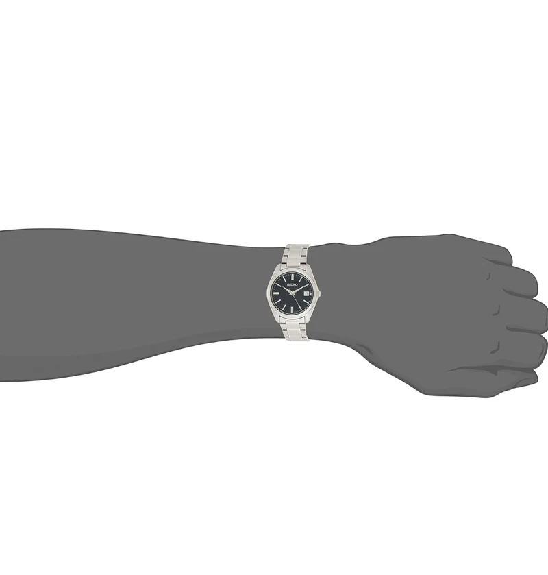 Seiko Men's Essentials Japanese Quartz With Stainless Steel Strap