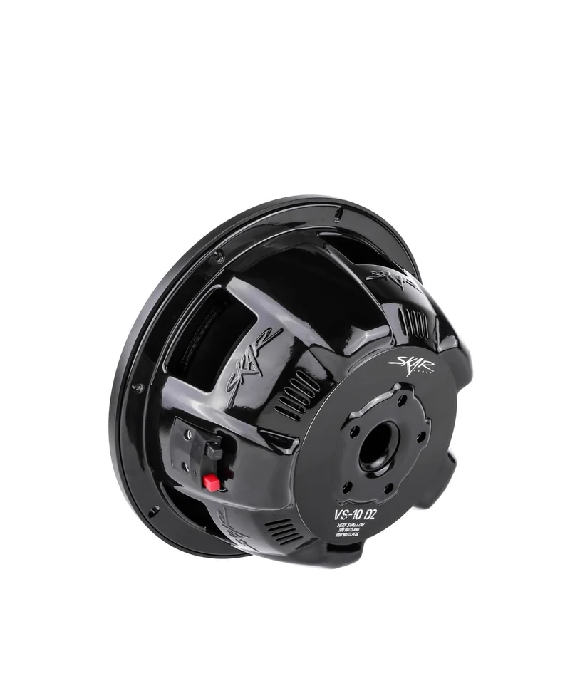 Skar Audio VS10 D2 10" 1000W Max Power Dual 2 Ohm Shallow Mount SUB