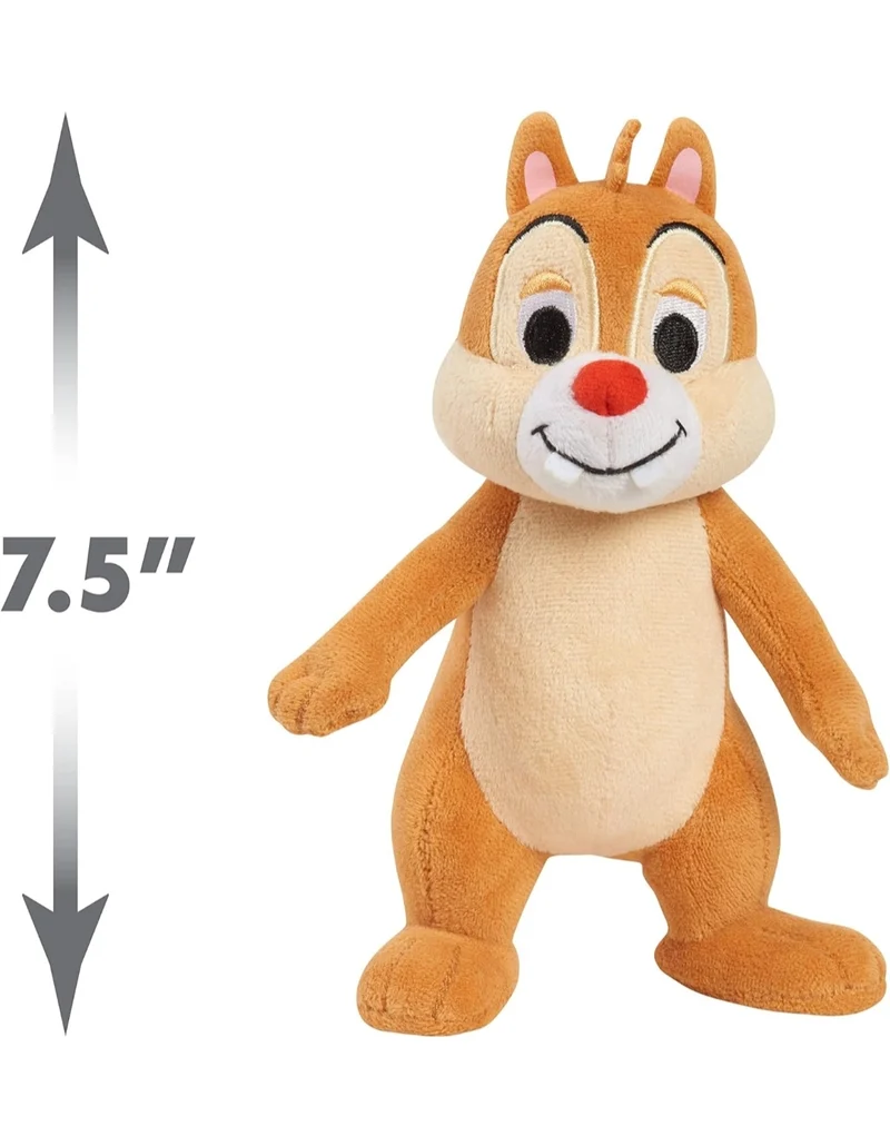 Disney Classic 6-inch Bean Plush Dale Small Stuffed Animal, Chipmunk, Super Soft Plush, Kids Toys for Ages 2 Up by Just Play