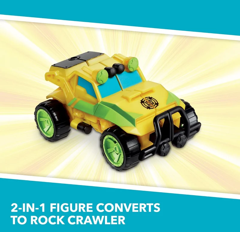 Transformers Playskool Heroes Rescue Bots Academy Road Rescue Team Trailer 4-Pack Converting Toy