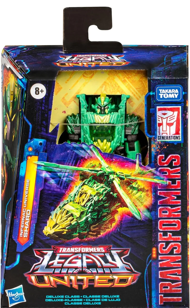 Transformers Legacy United Deluxe Class 5.5 inches Infernac Universe Shard - Converting Action Figure (8+)