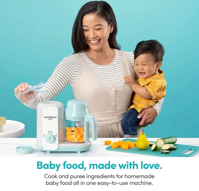 Nutribullet Baby Steam + Blend - White/Blue
