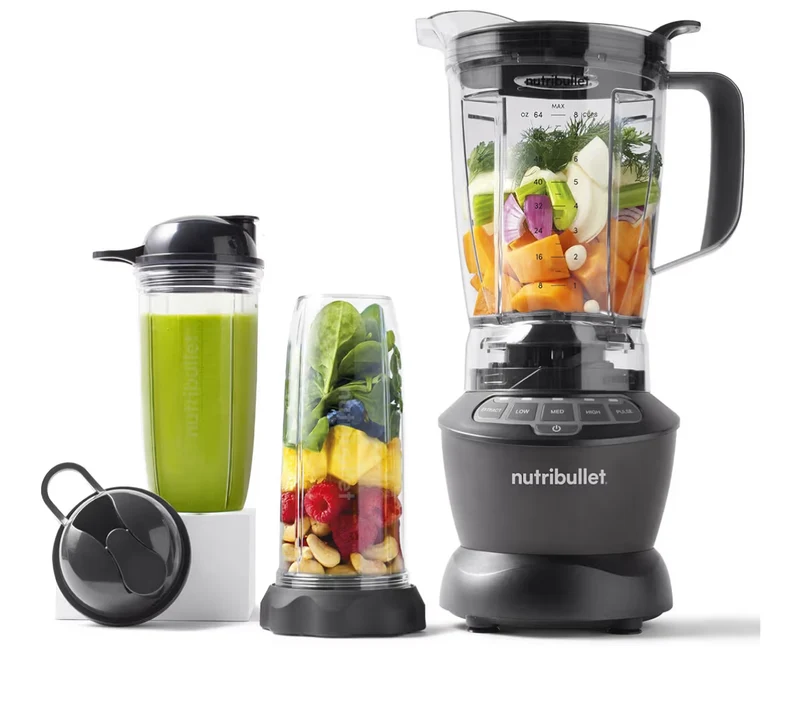 NutriBullet ZNBF30500Z Blender Combo 1200 Watt, 1200W, Dark Gray