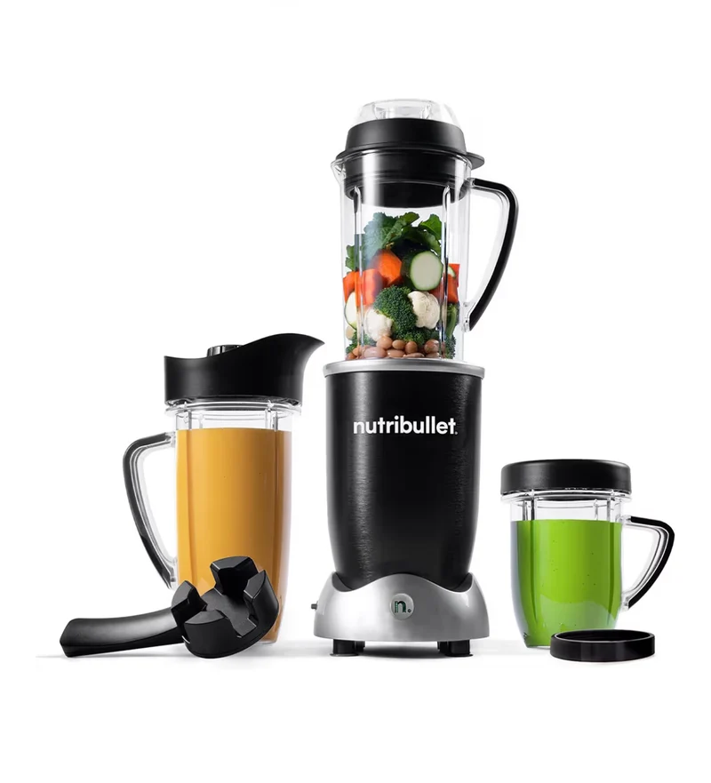 NutriBullet Rx Blender, Hot and Cold Blender, 1700W, 1L Pitcher & 30oz Cup, Extractor Blade - Black