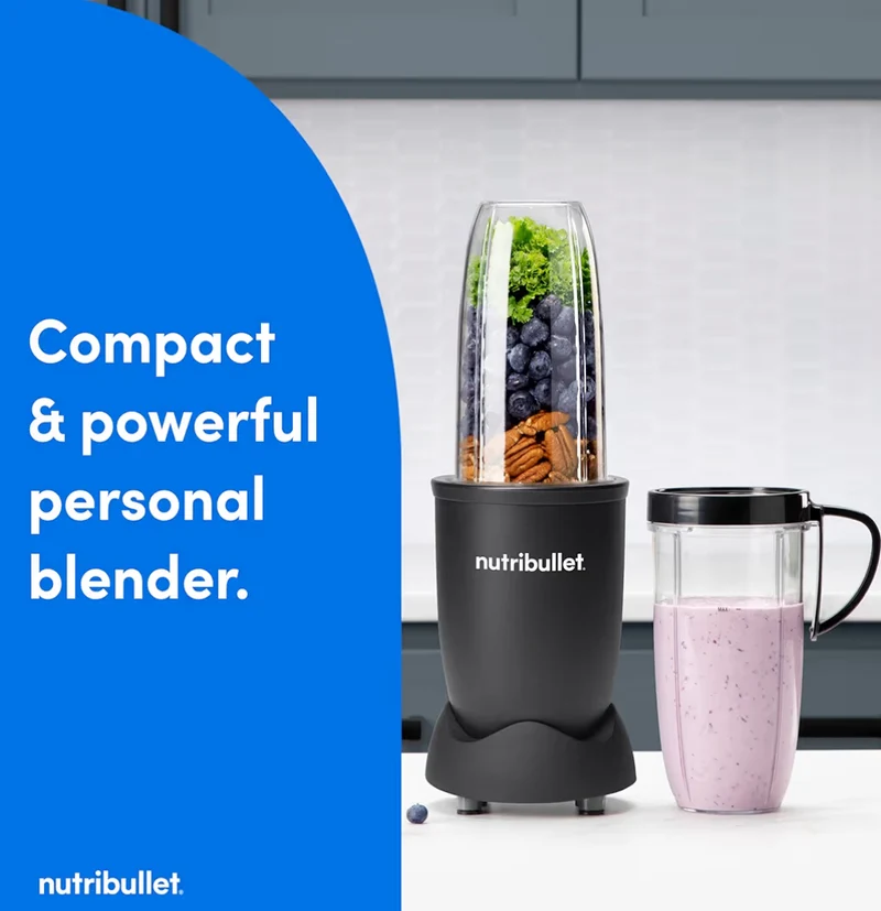 Nutribullet Pro Nutrient Extractor, 900W - Matte Black