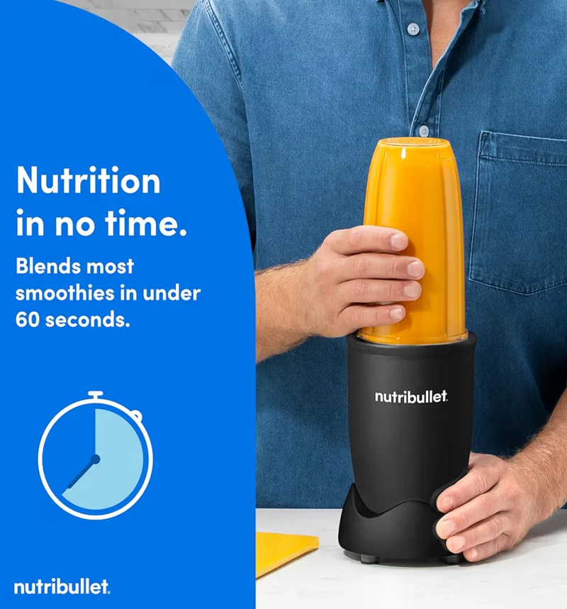 Nutribullet Pro Nutrient Extractor, 900W - Matte Black