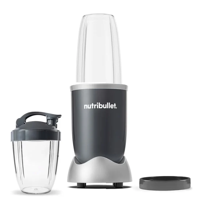 NutriBullet Personal Blender 600 Watt for Shakes, Smoothies, Food Prep, and Frozen Blending, 24oz - Gray