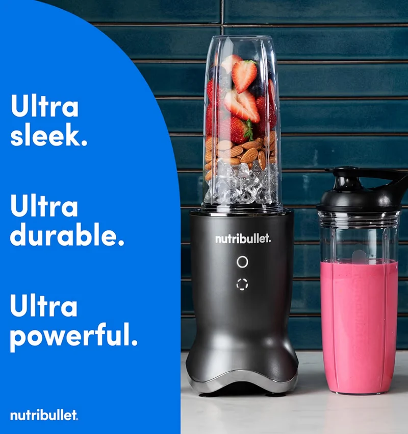 NutriBullet Ultra Personal Blender 1200 Watt (32 oz) - Gray