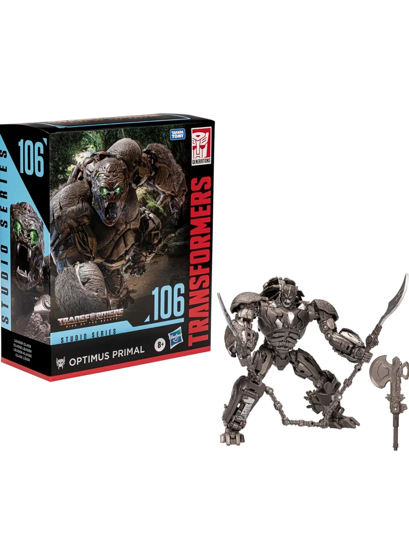 Transformers Toys Studio Series Leader Rise of The Beasts 106 Optimus Primal Toy, 8.5-Inch, Action Figure Ages 8 and Up