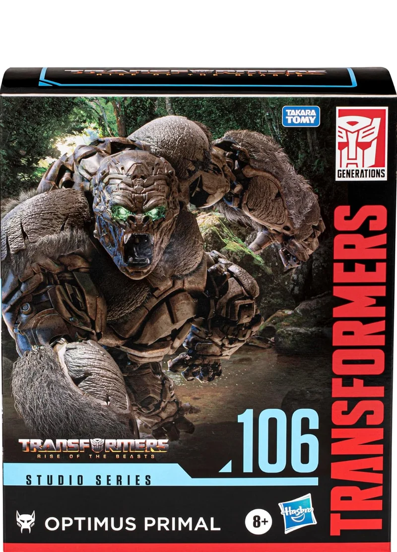 Transformers Toys Studio Series Leader Rise of The Beasts 106 Optimus Primal Toy, 8.5-Inch, Action Figure Ages 8 and Up