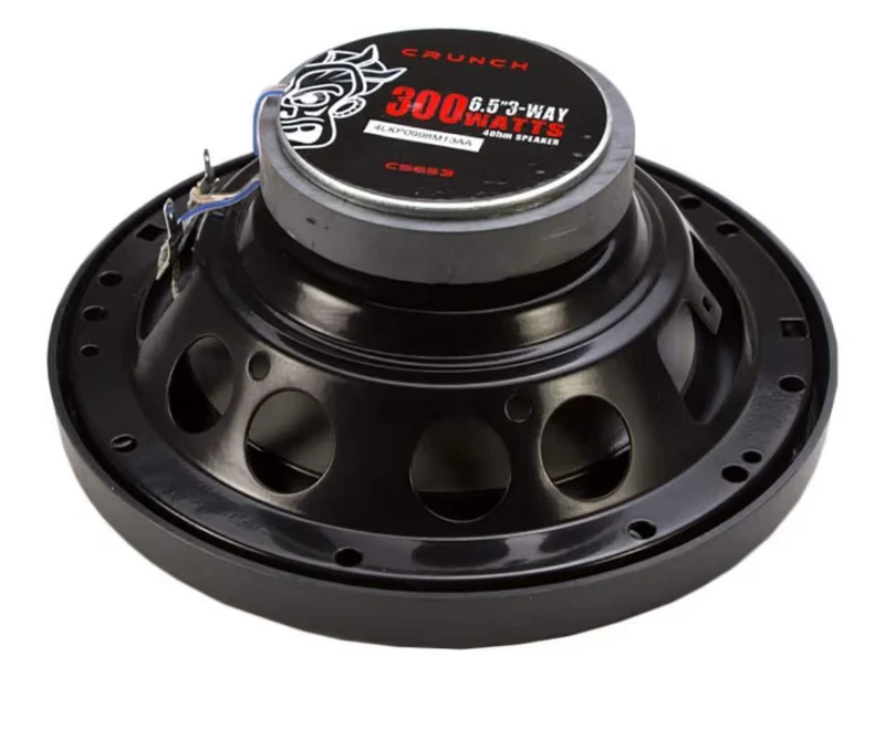 CS-653 300 Watts 6.5-Inch 3-Way 4 Ohms Steel Basket CS Speakers