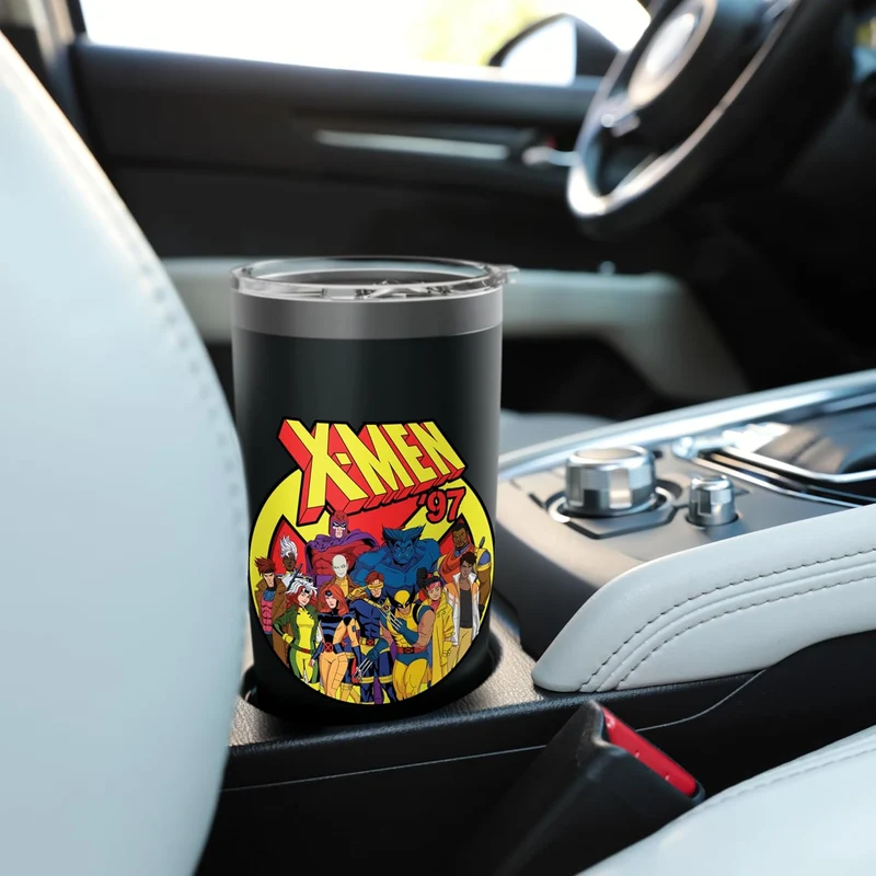 Marvel Studios X-Men '97 Animated Series Team and Title Logo Stainless Steel Insulated Tumbler