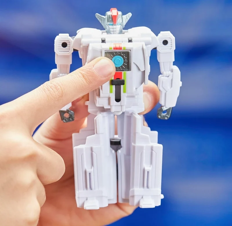Transformers One Cog Changer Wheeljack 4-Inch Robot Action Figure, Interactive Toys for Boys and Girls Ages 6 and Up