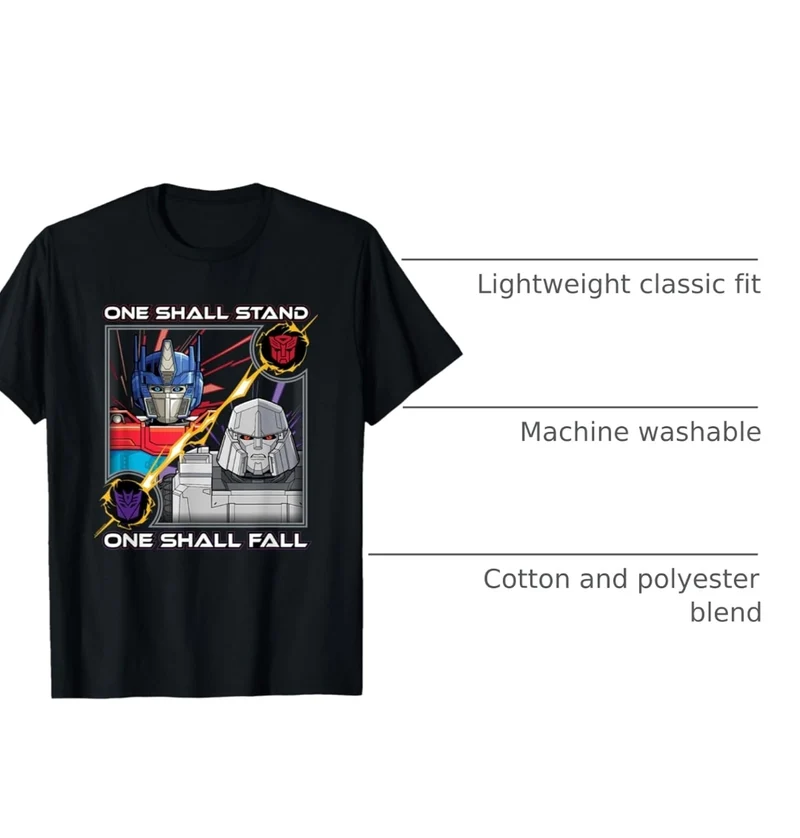 Transformers One One Shall Stand One Shall Fall Poster T-Shirt