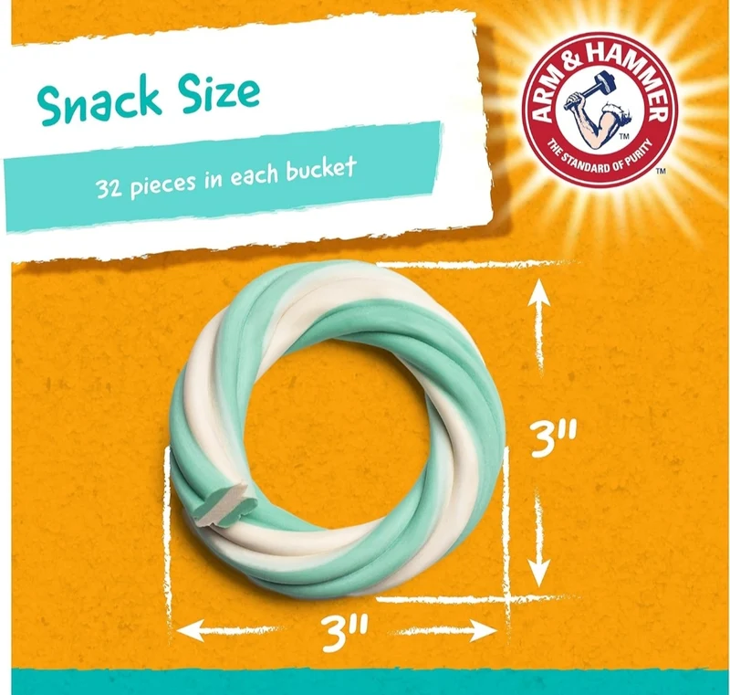 Arm & Hammer for Pets Ringers Fresh Breath Dental Treats for Dogs
