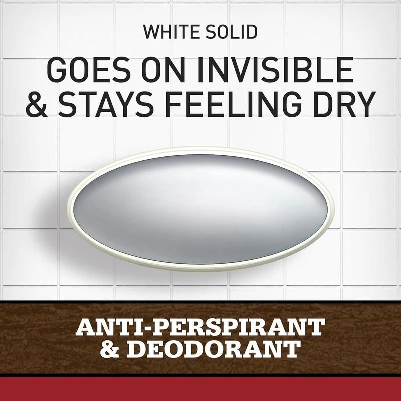 Old Spice Wild Collection Invisible Solid Anti-Perspirant and Deodorant, Wolfthorn Scent - 2.6 Oz Ea, 2 Count