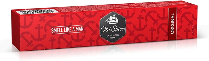 1 Original Old Spice Lather Shaving Cream Tube 70gms