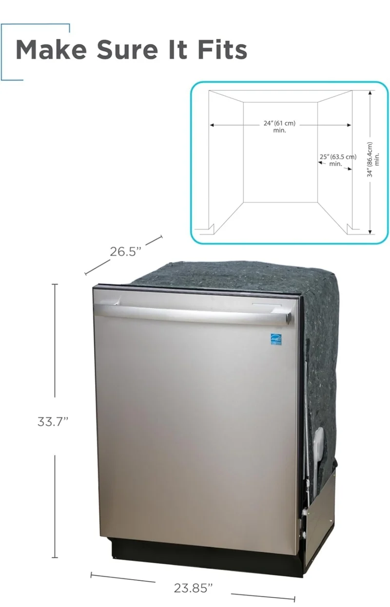 BLACK+DECKER 24" Designer Series Built-In Dishwasher, 14-Place Setting Capacity with Stainless Steel Tub, Dish Washer with 6 Wash Programs, Low Noise, ENERGY STAR Certified, BDW500MHS