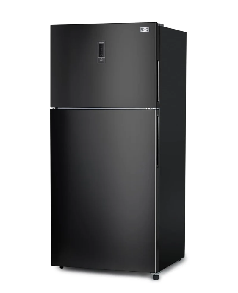 BLACK+DECKER 16.4 Cu. Ft. Top Mount Refrigerator with Freezer, 2 Door Fridge with Separate Temperature Controls, Auto Defrost, Full Size Kitchen Appliance For Homes and Apartments, BR1640KB, Black