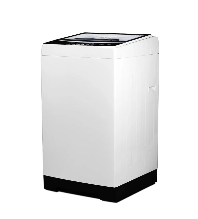 BLACK+DECKER Small Portable Washer, Washing Machine for Household Use, Portable Washer 1.7 cu.Ft with 10 Cycles, Transparent Lid & LED Display