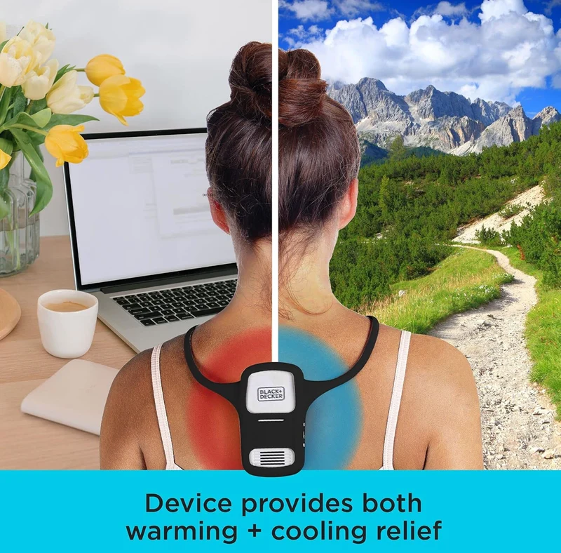 BLACK+DECKER Comfortpak, Wearable Cooling and Heating Device, Obsidian Black (BCWCC101-01)