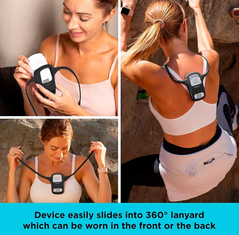 BLACK+DECKER Comfortpak, Wearable Cooling and Heating Device, Obsidian Black (BCWCC101-01)