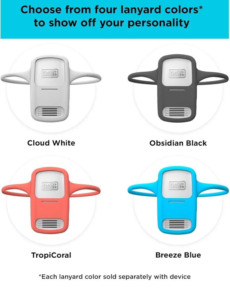 BLACK+DECKER Comfortpak, Wearable Cooling and Heating Device, Obsidian Black (BCWCC101-01)