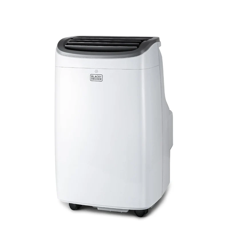 BLACK+DECKER 10,000 BTU Portable Air Conditioner for Rooms up to 450 Sq. with Remote Control, White