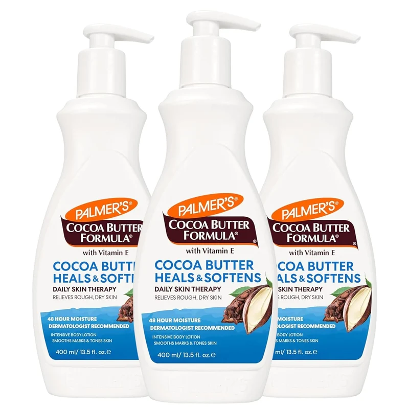Palmer's Cocoa Butter Formula Daily Skin Therapy Cocoa Butter Body Lotion for Dry Skin - 13.5 Oz (Pack of 3)