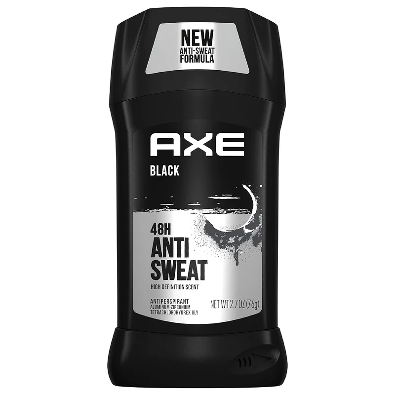 AXE Antiperspirant Stick For Men 48 Hour Sweat & Odor Protection For Long Lasting Freshness, Black Frozen Pear And Cedarwood - 2.7oz (PACK OF 2)
