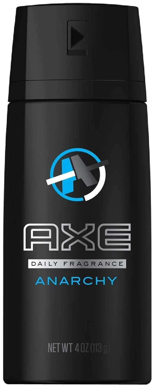 AXE Bodyspray Anarchy 48HR High Definition, Dark Pomenegranate and Sandalwood Scent - 4oz (Pack of 2)