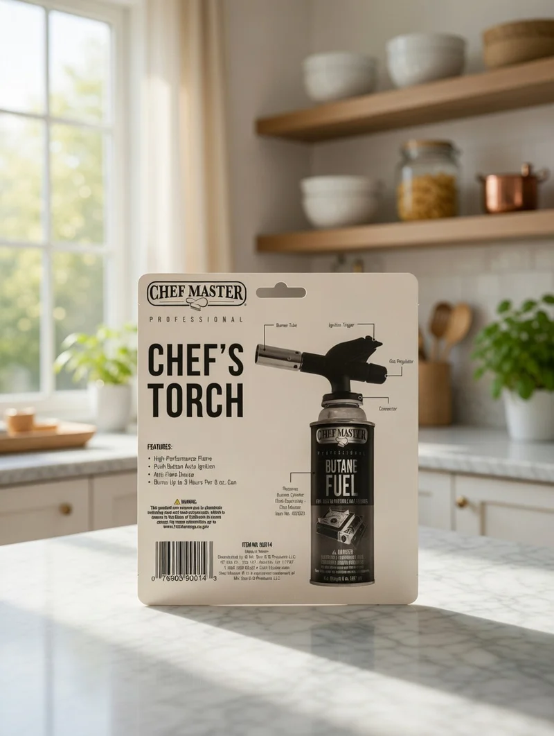 Chef Master Chef’s Torch - Professional Butane Torch