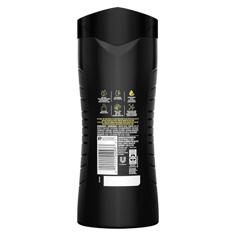 AXE Body Wash 12h Refreshing Scent Phoenix Crushed Mint and Rosemary Men's Body Wash w/ 100% Plant-Based Moisturizers (16 oz)