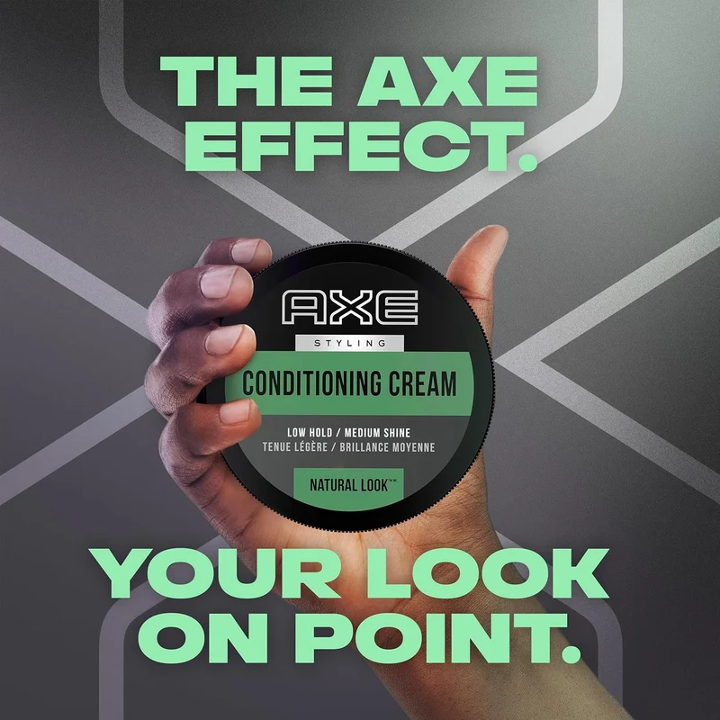AXE Styling Conditioning Natural Look Hair Cream - Low Hold, Medium Shine - (2.64 oz)
