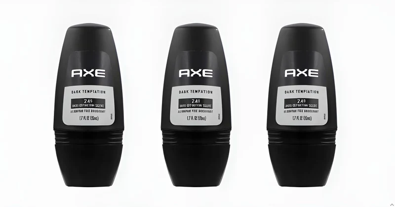 Axe Dark Temptation Roll-on Deodorant Long Lasting Protection - Black - 1.7 FL OZ (Pack of 3)