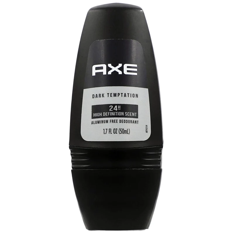 Axe Dark Temptation Roll-on Deodorant Long Lasting Protection - Black - 1.7 FL OZ (Pack of 3)