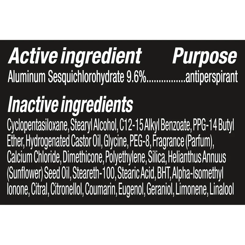 AXE Fine Fragrance Collection Antiperspirant Deodorant for Men Black Vanilla 72 Hour Sweat & Odor Protection - 2.6 oz (Pack of 2)