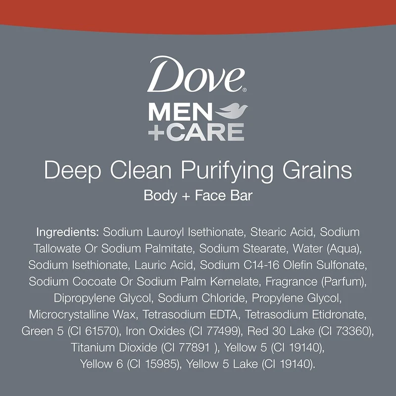 Dove Men+Care Men's Bar Soap More Moisturizing Than Bar Soap Deep Clean Effectively Washes Away Bacteria (Pack of 6)